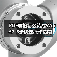 PDF表格怎么转成Word？5步快速操作指南（图2）