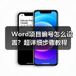 Word项目编号怎么设置?超详细步骤教程(图1) Word项目编号怎么设置?超详细步骤教程(图1)