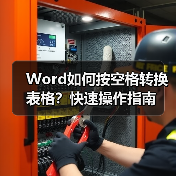Word如何按空格转换表格？快速操作指南（图2）