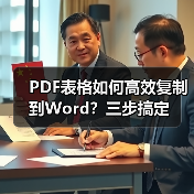 PDF表格如何高效复制到Word?三步搞定(图2) PDF表格如何高效复制到Word?三步搞定(图2)
