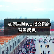 如何去除word文档的背景颜色（图4）