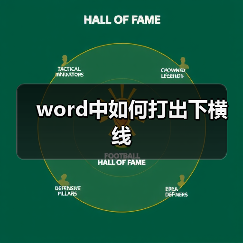 word中如何打出下横线(图1) word中如何打出下横线(图1)
