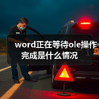 word正在等待ole操作完成是什么情况(图4) word正在等待ole操作完成是什么情况(图4)