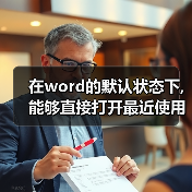 在word的默认状态下,能够直接打开最近使用过的文档的方法是什么（图3）