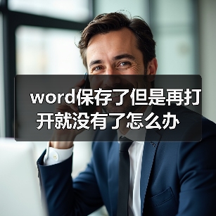word保存了但是再打开就没有了怎么办(图2) word保存了但是再打开就没有了怎么办(图2)