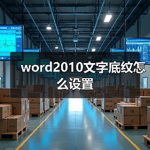 word2010文字底纹怎么设置（图2）