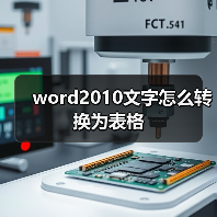 word2010文字怎么转换为表格(图3) word2010文字怎么转换为表格(图3)