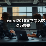 word2010文字怎么转换为表格(图4) word2010文字怎么转换为表格(图4)