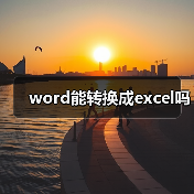 word能转换成excel吗（图1）