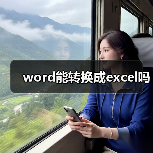 word能转换成excel吗（图4）