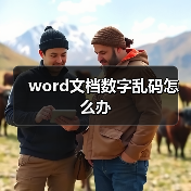word文档数字乱码怎么办(图1) word文档数字乱码怎么办(图1)
