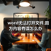 word无法打开文件,因为内容有误怎么办(图3) word无法打开文件,因为内容有误怎么办(图3)