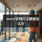 word文档打字跳格怎么办（图4）