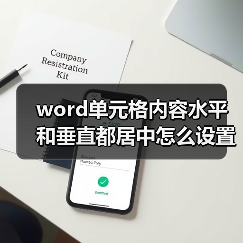 word单元格内容水平和垂直都居中怎么设置(图1) word单元格内容水平和垂直都居中怎么设置(图1)