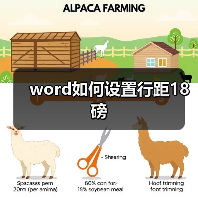 word如何设置行距18磅（图2）