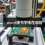 word隶书字体在哪找(图4) word隶书字体在哪找(图4)