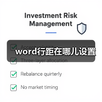 word行距在哪儿设置(图4) word行距在哪儿设置(图4)