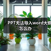 PPT无法导入word大纲怎么办(图2) PPT无法导入word大纲怎么办(图2)
