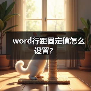 word行距固定值怎么设置？（图1）