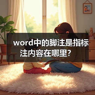word中的脚注是指标注内容在哪里?(图3) word中的脚注是指标注内容在哪里?(图3)
