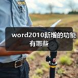 word2010新增的功能有哪些(图2) word2010新增的功能有哪些(图2)