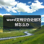 word文档空白处删不掉怎么办（图2）