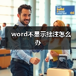 word不显示批注怎么办(图4) word不显示批注怎么办(图4)