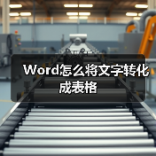 Word怎么将文字转化成表格(图3) Word怎么将文字转化成表格(图3)