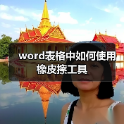 word表格中如何使用橡皮擦工具（图2）