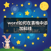word如何在表格中添加斜线（图1）