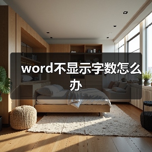 word不显示字数怎么办(图4) word不显示字数怎么办(图4)