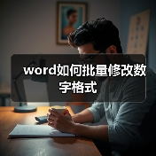 word如何批量修改数字格式(图3) word如何批量修改数字格式(图3)