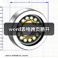 word表格跨页断开(图1) word表格跨页断开(图1)