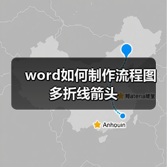 word如何制作流程图多折线箭头(图1) word如何制作流程图多折线箭头(图1)