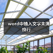word中输入文字未满换行（图4）
