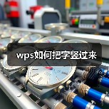 wps如何把字竖过来(图2) wps如何把字竖过来(图2)