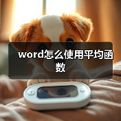 word怎么使用平均函数（图1）
