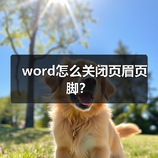 word怎么关闭页眉页脚？（图2）