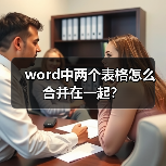 word中两个表格怎么合并在一起?(图3) word中两个表格怎么合并在一起?(图3)