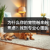 为什么你的宠物越来越焦虑?找到专业心理医生是关键(图1) 为什么你的宠物越来越焦虑?找到专业心理医生是关键(图1)