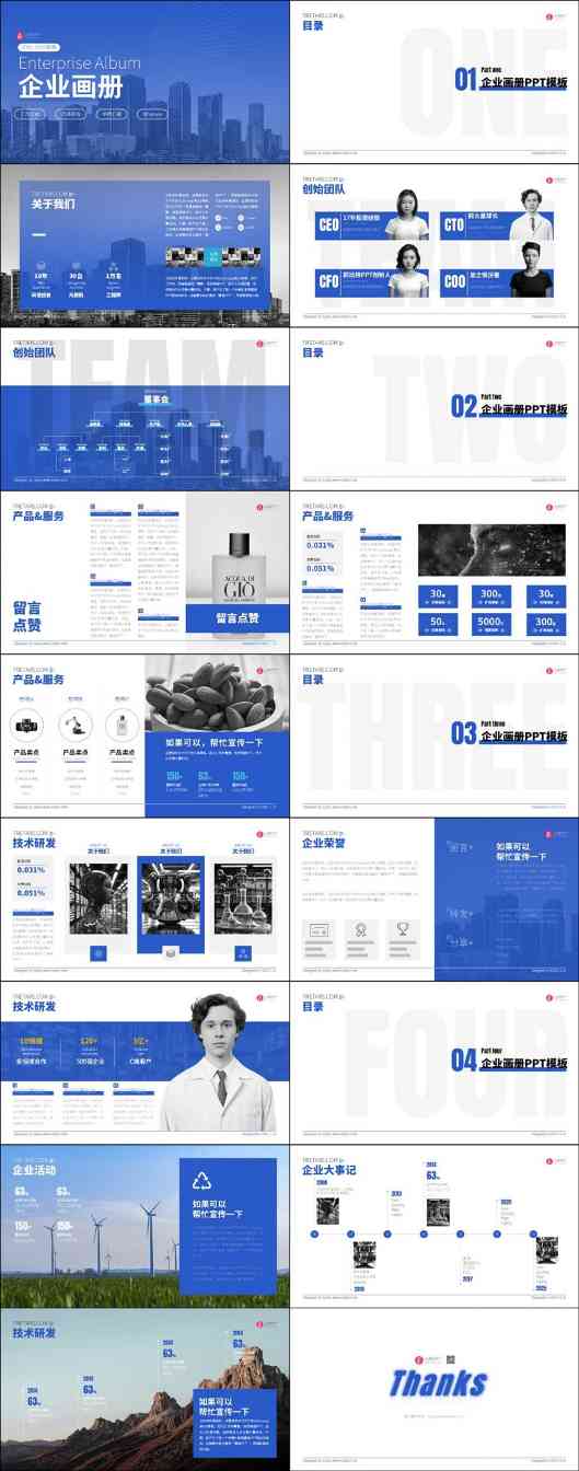 商务企业画册PPT：相当于画个妆(图1)