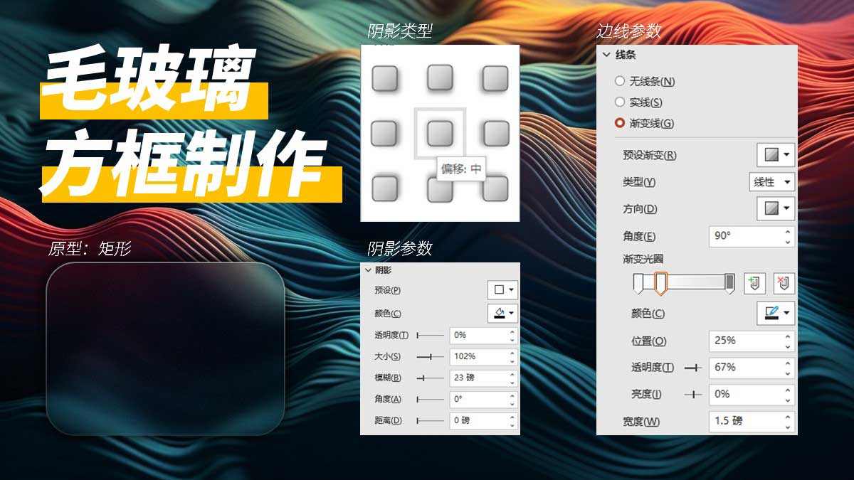 PPT美化设计案例：毛玻璃效果制作教程(图3)