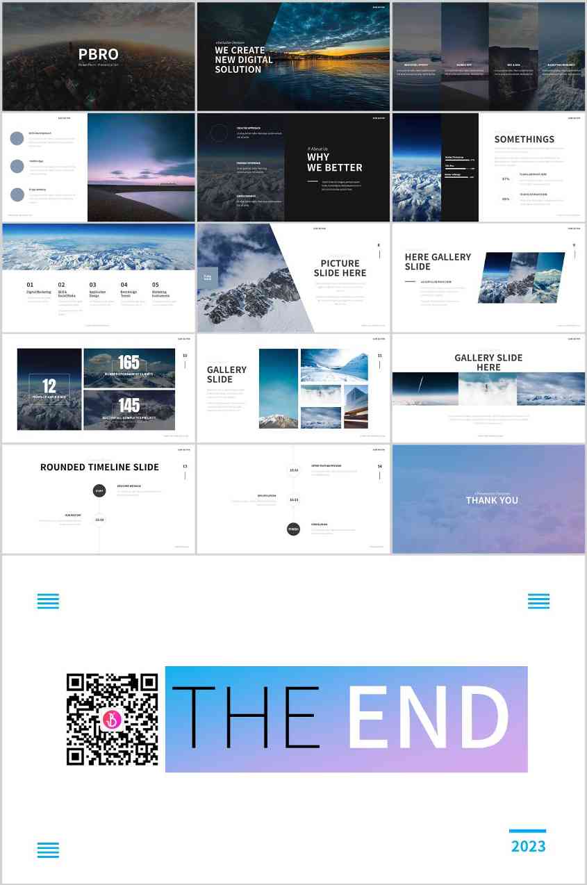 欧美风PPT，PPT版式库