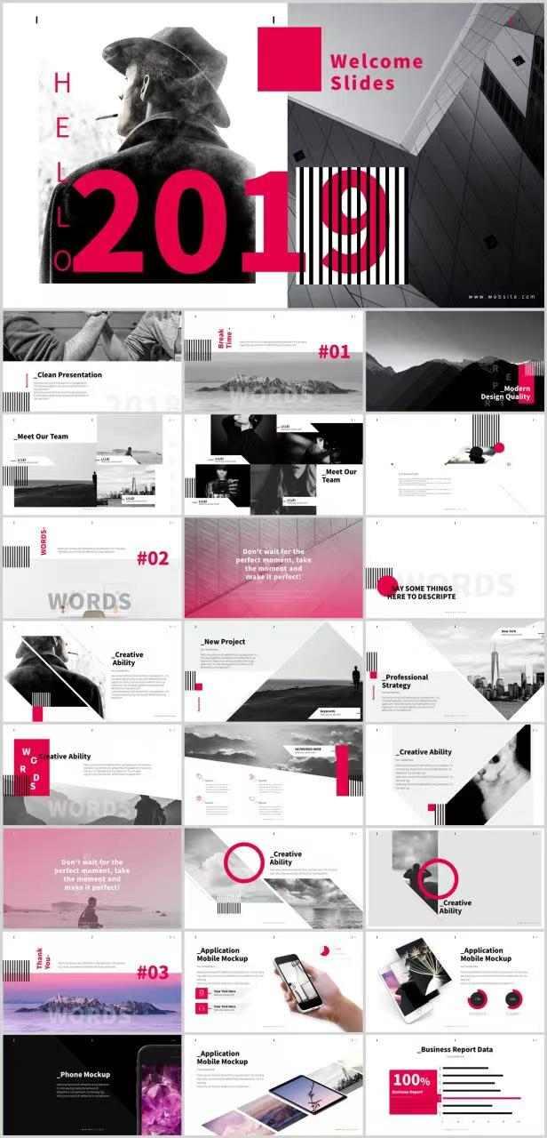 ppt排版，ppt设计，欧美ppt