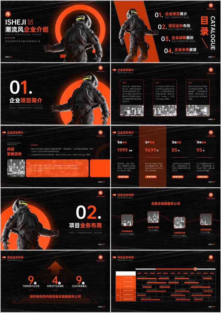 时尚PPT，科技PPT